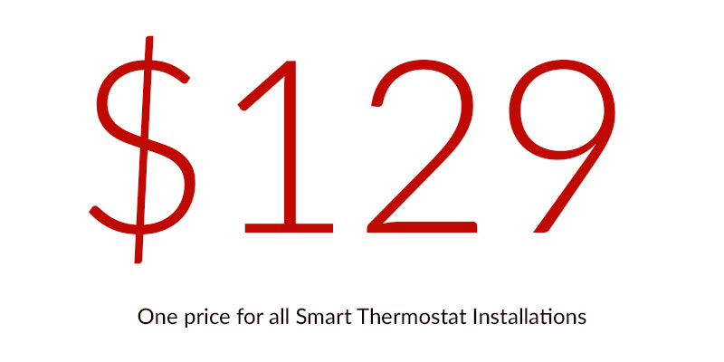 $129 Smart Thermostat installation